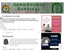 Tablet Screenshot of opensourcesurvival.com